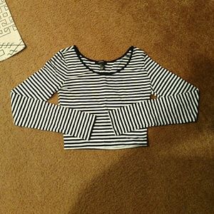 Free Forever 21 Stripe Crop Top w/purchase!